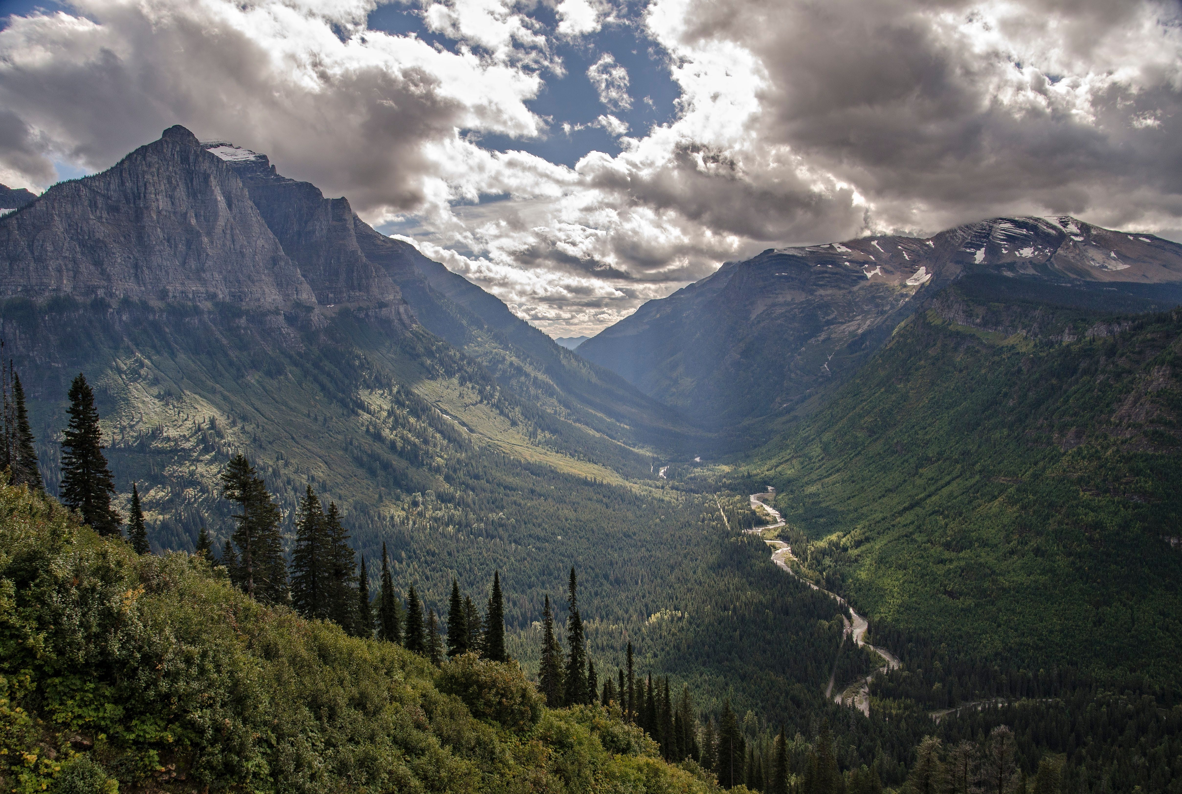 Valley view from the road