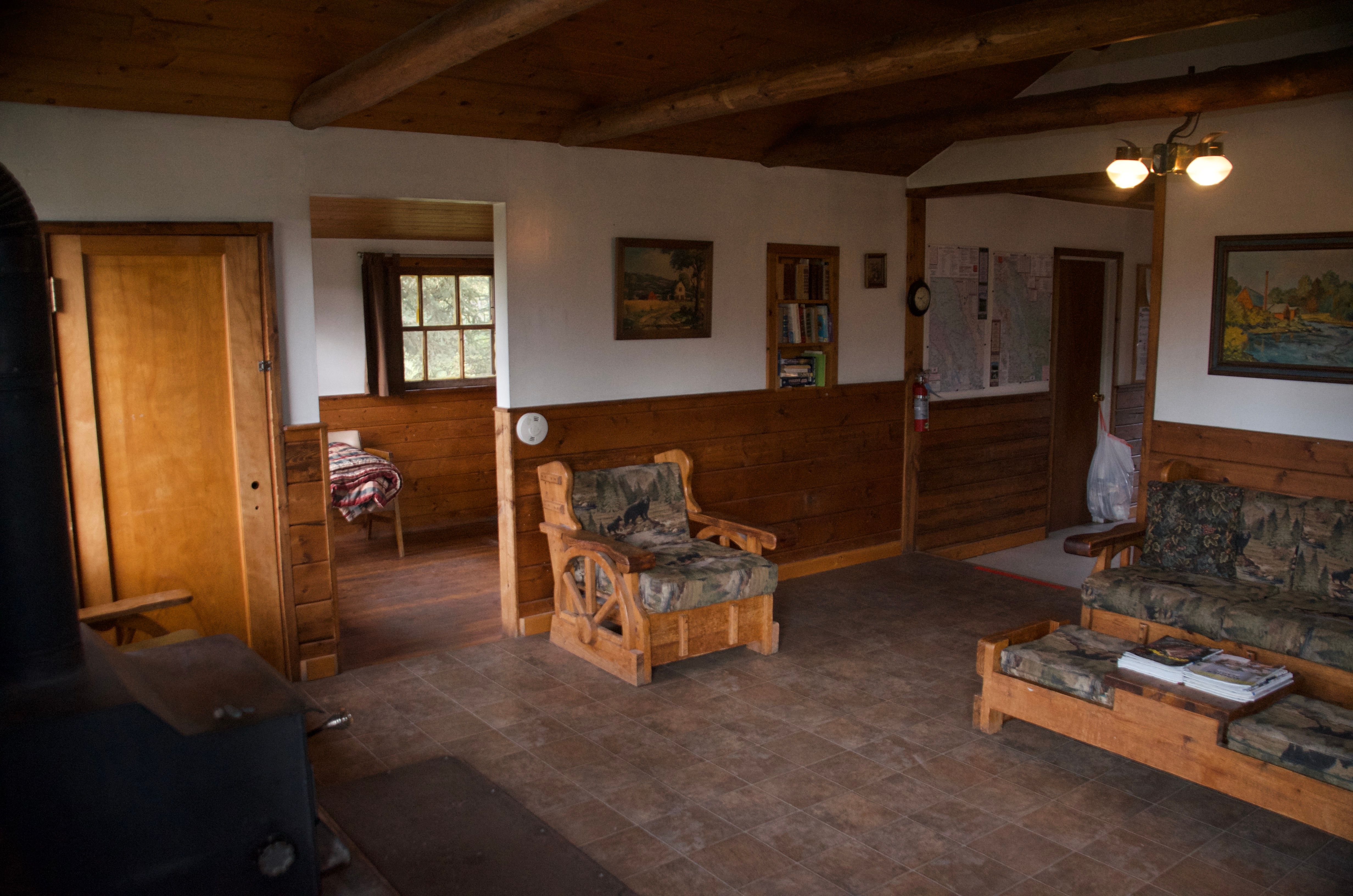 Ben Rover Cabin living area
