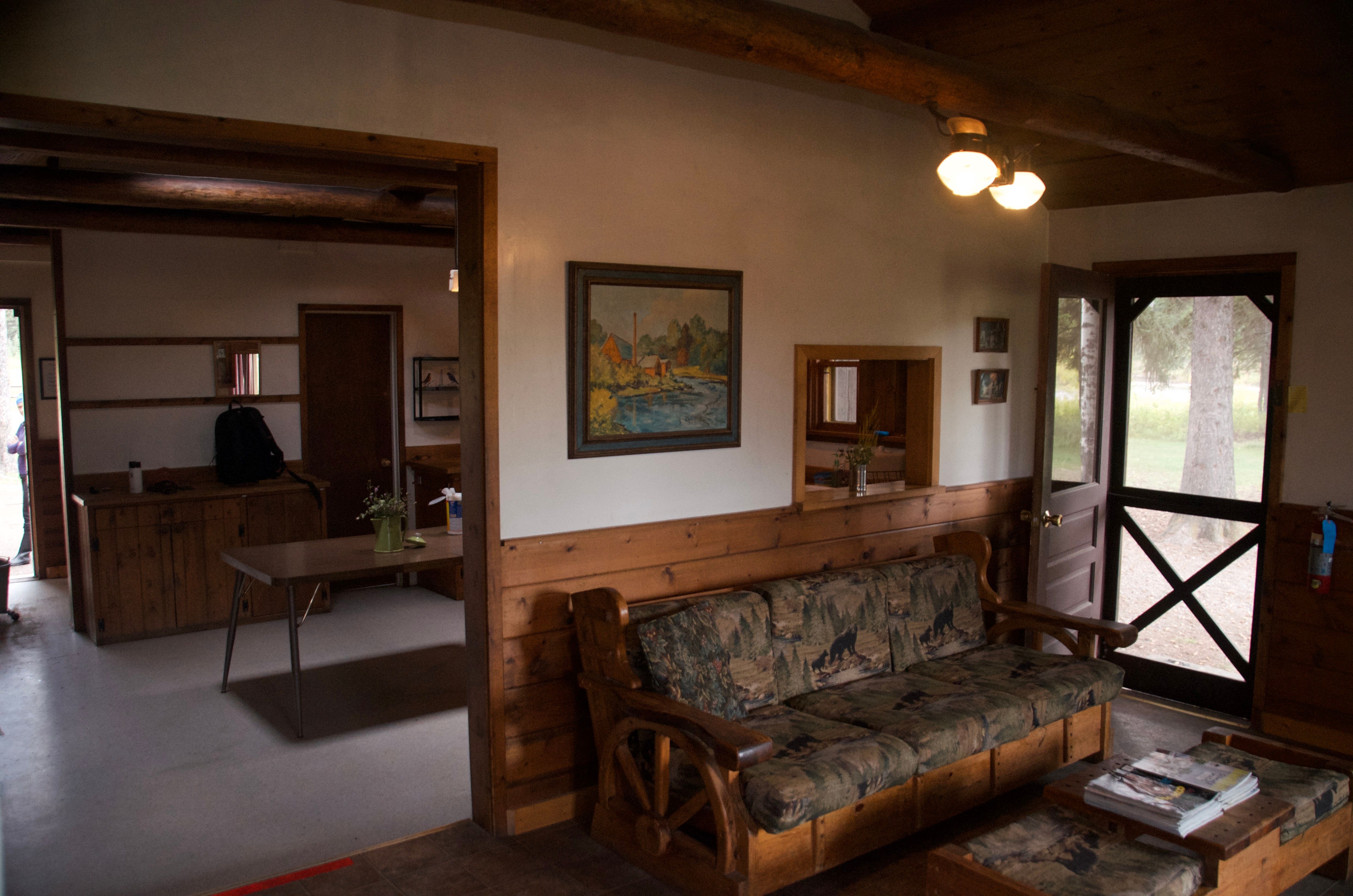 Ben Rover Cabin living room details