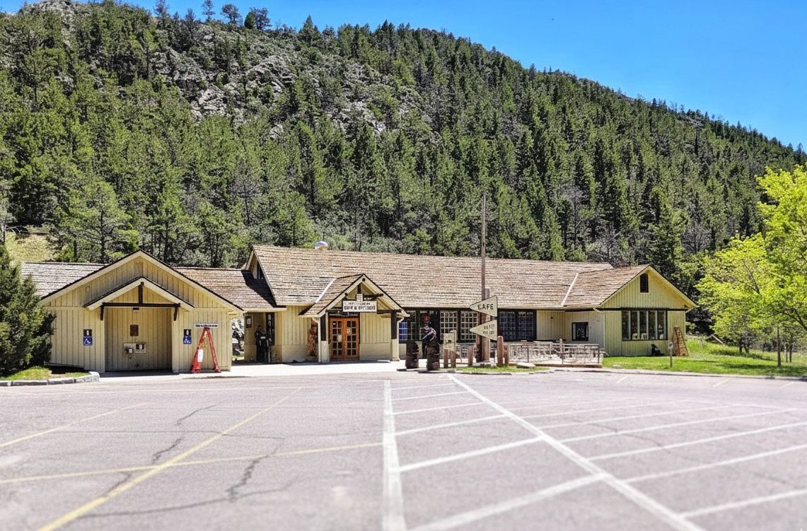 Lewis & Clark Caverns visitor center exterior